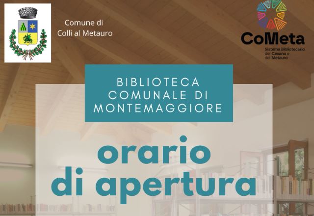 Orario invernale biblioteca Villanova